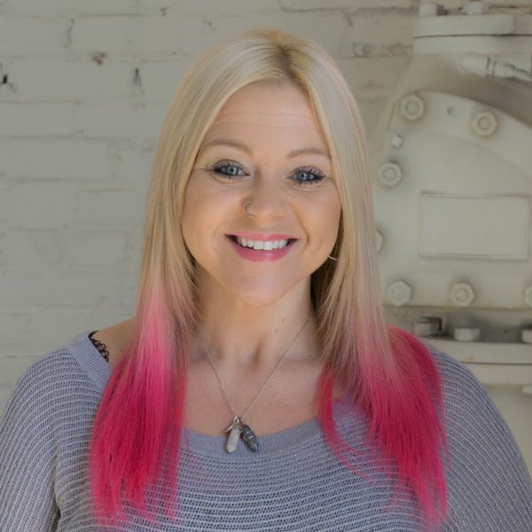 Rachel Politte, UIC staff, St. Louis, pink hair